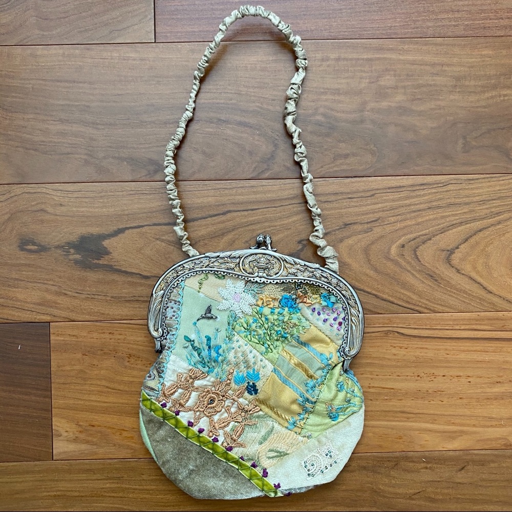 Victorian Handmade Embroidered Purse